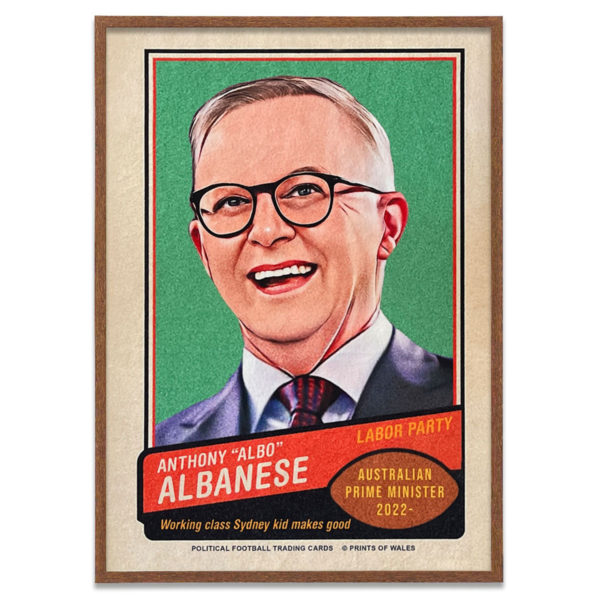 Anthony Albanese playing card